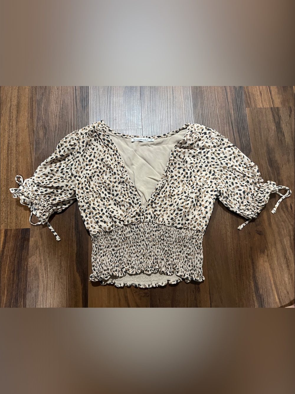 Abercrombie & Fitch Animal Print Top